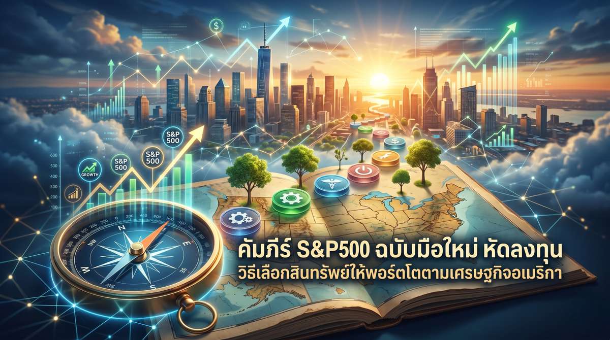 คัมภีร์ S&P500 ฉบับมือใหม่หัดลงทุน วิธีเลือกสินทรัพย์ให้พอร์ตโตตามเศรษฐกิจอเมริกา